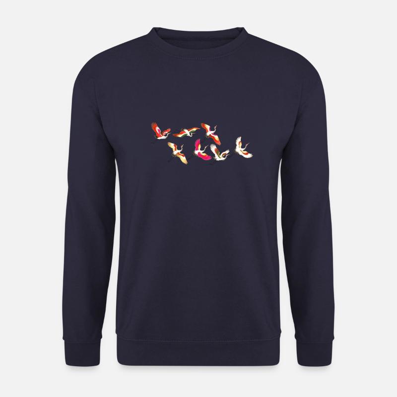Kraniche - Unisex Pullover - Navy