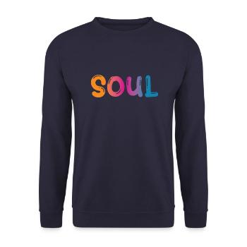 Soul - Unisex Pullover - Navy - Vorne - Alina (178cm) & Michal (187cm)
