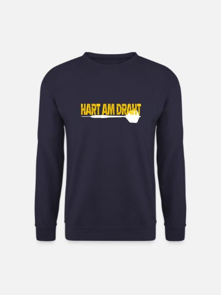 Dart hart am Draht - Unisex Pullover - Navy