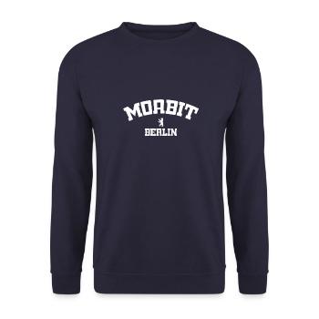 Moabit - Berlin - Deutschland - Allemagne - Sweat-shirt Unisexe - marine - Devant - Alina (178cm) & Michal (187cm)