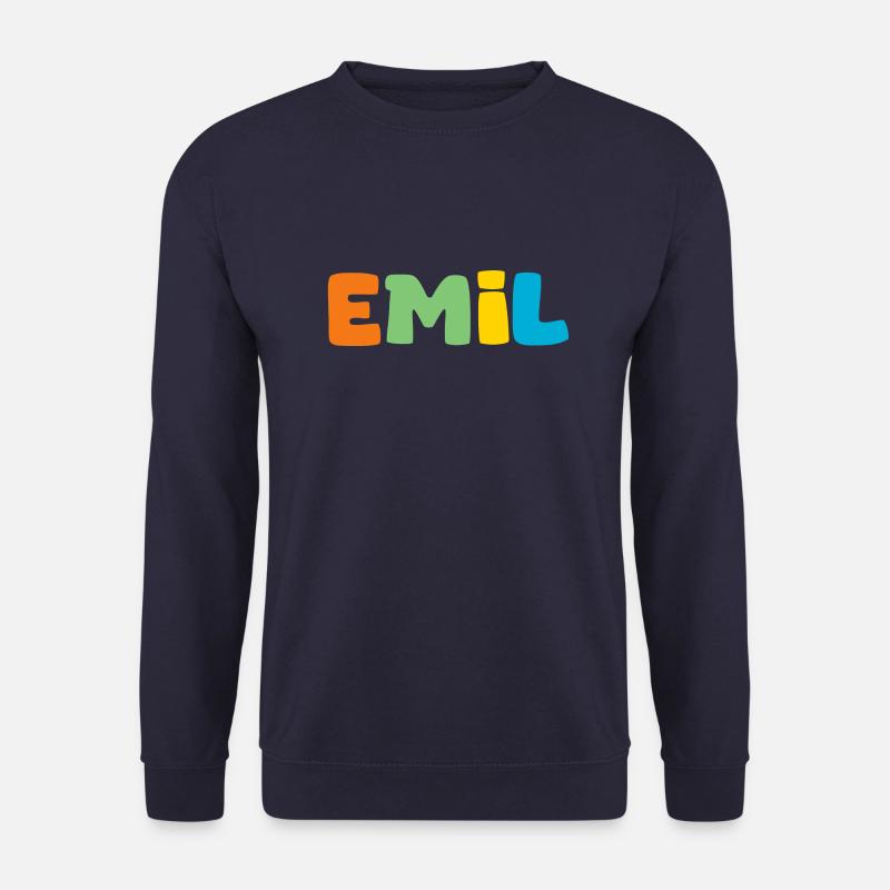Name - Emil - Unisex Sweatshirt - navy