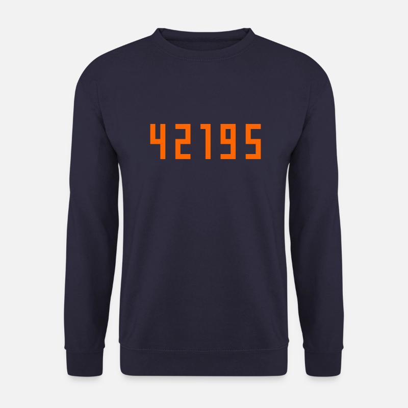 Marathon 42195 Meter - Unisex Pullover - Navy