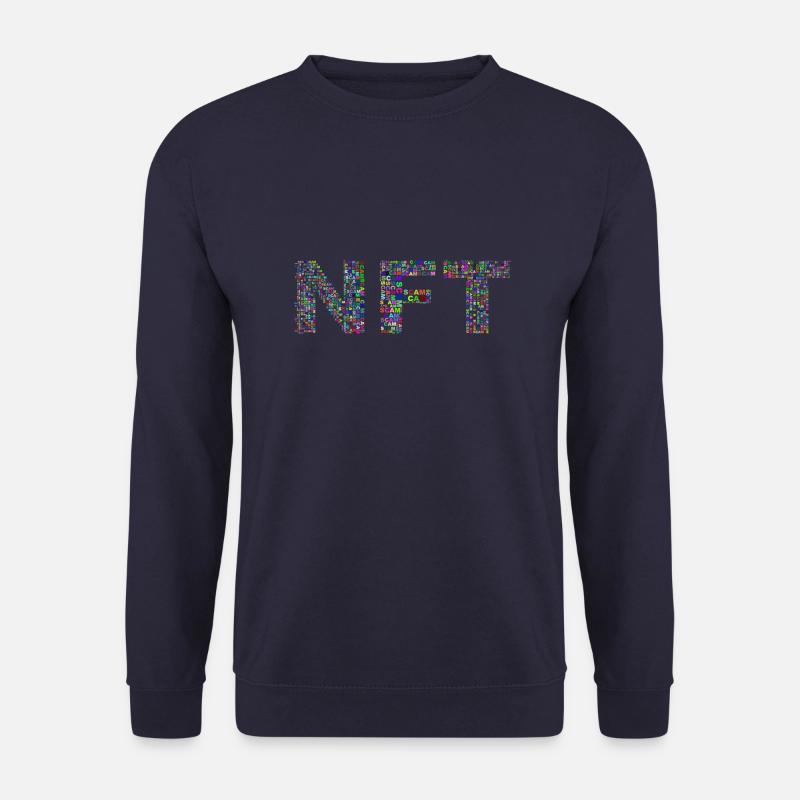 NFT Text - Unisex Sweatshirt - navy