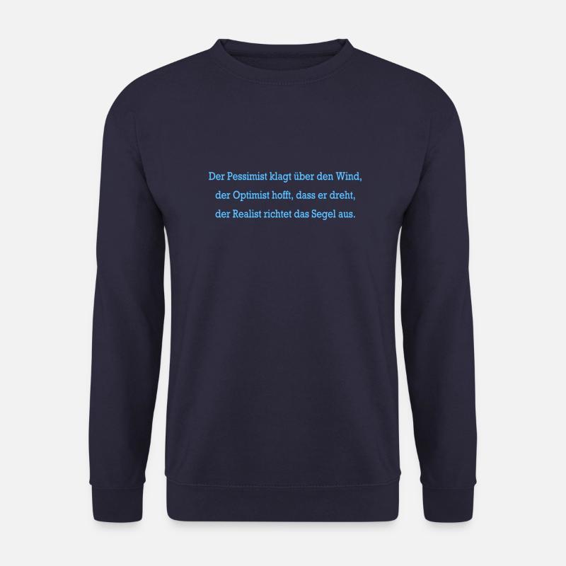 Seglerspruch - Unisex Pullover - Navy