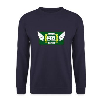 Femme ailée - Sweat-shirt Unisexe - marine - Devant - Alina (178cm) & Michal (187cm)
