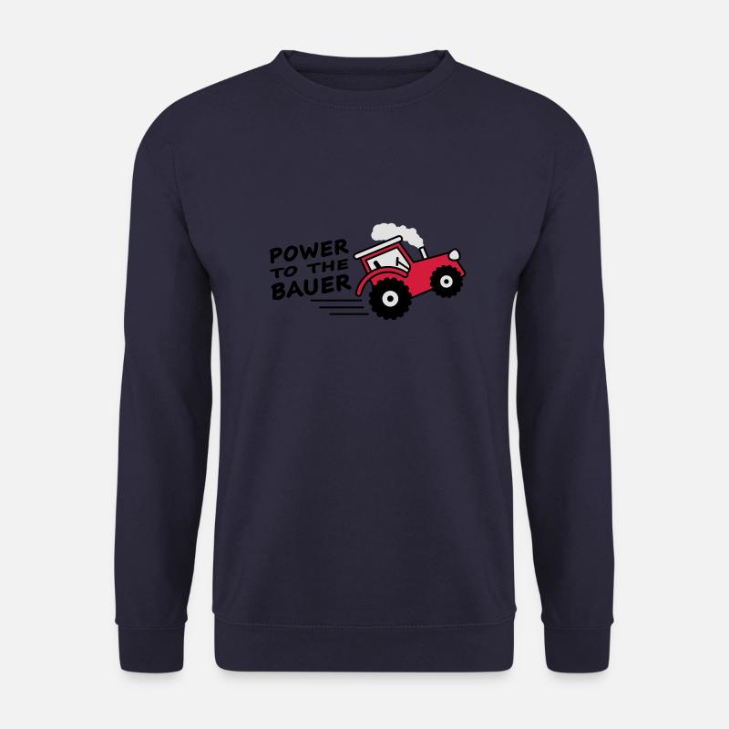 power_to_the_bauer - Unisex Pullover - Navy