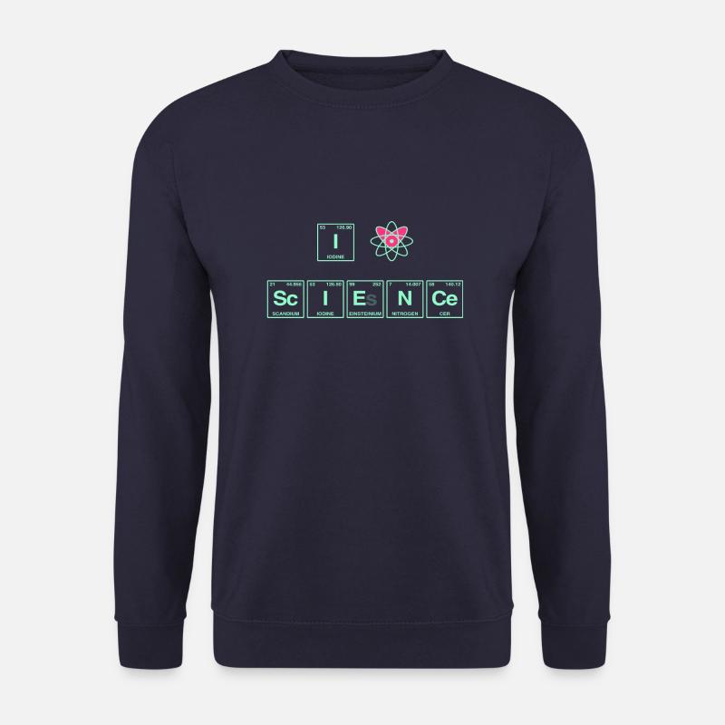I LOVE SCIENCE - Elemente Perdiodensystem - Unisex Pullover - Navy