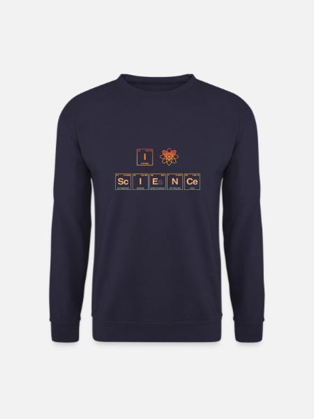I LOVE SCIENCE - Elemente Perdiodensystem - Unisex Pullover - Navy