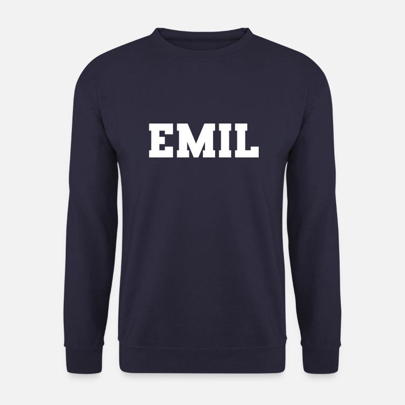 Nom - Emil - Sweat-shirt Unisexe - marine