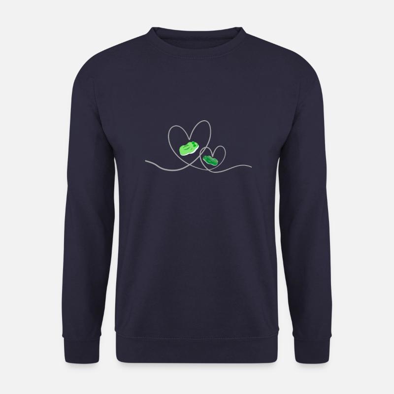 Froglove hearts - Unisex Pullover - Navy