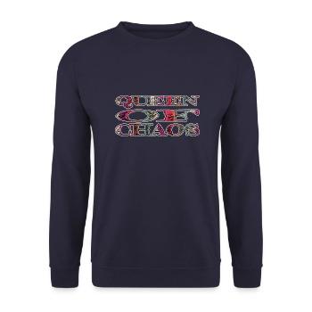patriarchy women rights birthday present happy - Unisex Sweatshirt - navy - Front - Alina (178cm) & Michal (187cm)