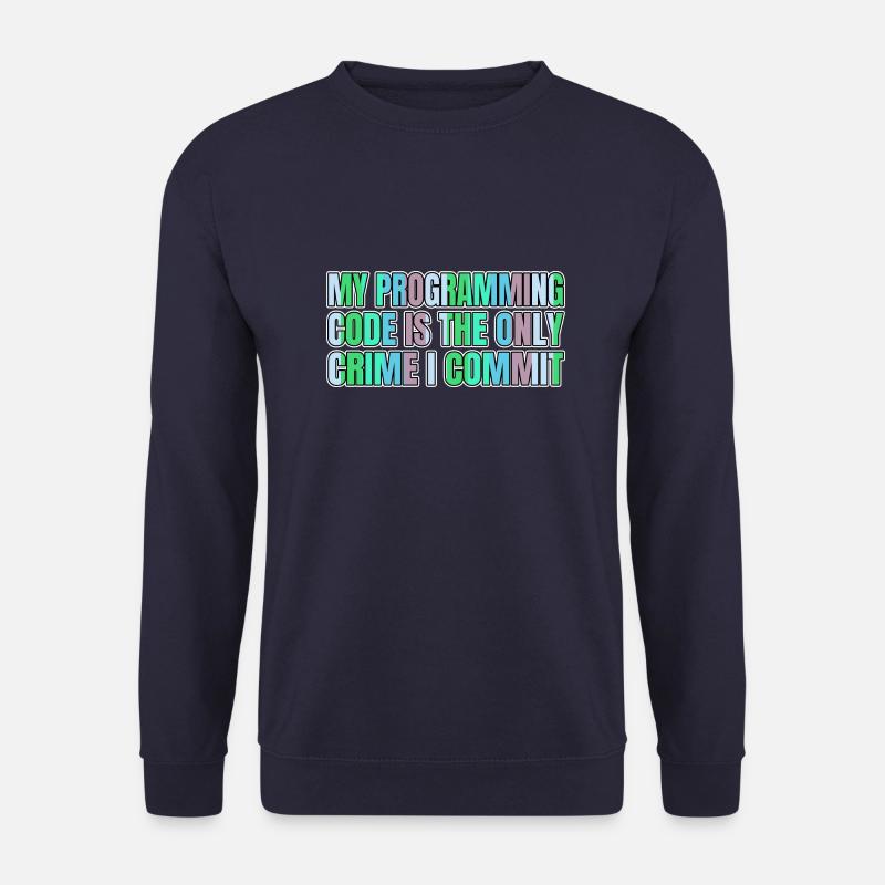 quote programming - Unisex Sweatshirt - navy