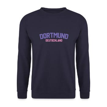 Dortmund - Unisex Pullover - Navy - Vorne - Alina (178cm) & Michal (187cm)