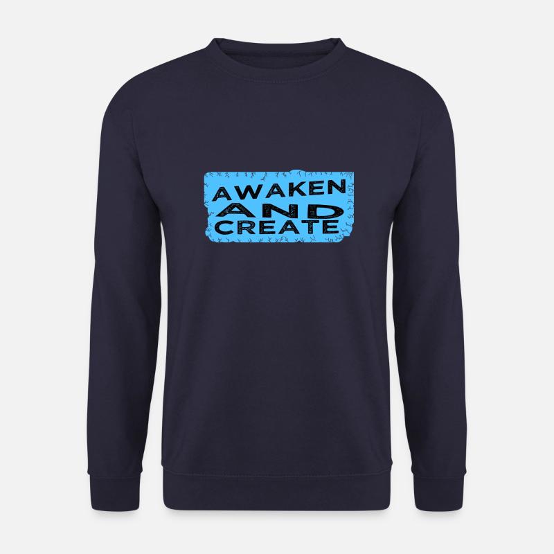 funny quote jokes innovative ideas - Unisex Pullover - Navy