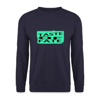 funny destiny unfolding funny sayings bday - Unisex Pullover - Navy - Vorne - Alina (178cm) & Michal (187cm)
