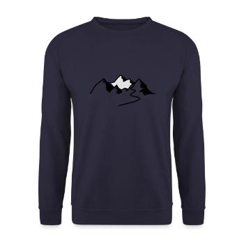 Ski Tour - Unisex Pullover - Navy - Vorne - Alina (178cm) & Michal (187cm)
