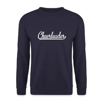cheerleader - Sweat-shirt Unisexe - marine - Devant - Alina (178cm) & Michal (187cm)