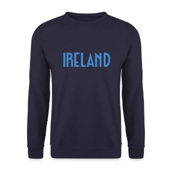Ireland - Unisex Sweatshirt - navy - Front - Alina (178cm) & Michal (187cm)