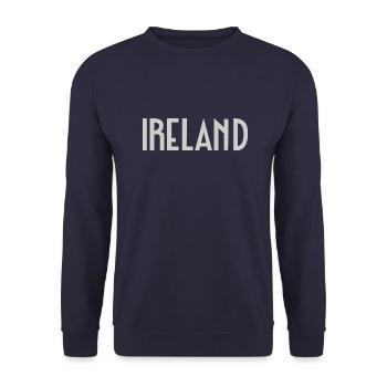 Ireland - Unisex Sweatshirt - navy - Front - Alina (178cm) & Michal (187cm)