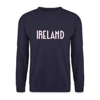 Ireland - Unisex Sweatshirt - navy - Front - Alina (178cm) & Michal (187cm)