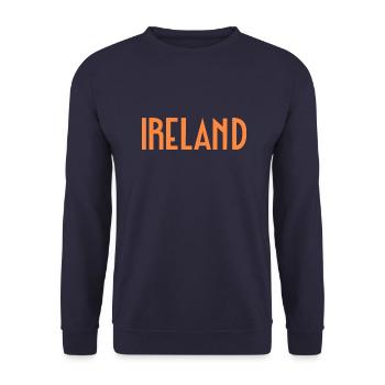 Ireland - Unisex Sweatshirt - navy - Front - Alina (178cm) & Michal (187cm)