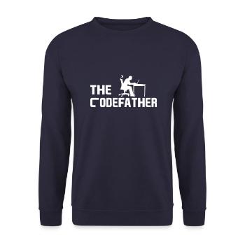 Programmierer Softwareentwickler Coder Sprüche - Unisex Pullover - Navy - Vorne - Alina (178cm) & Michal (187cm)