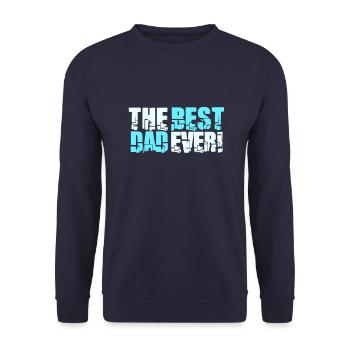 Le meilleur papa de tous les temps Cool Love - Sweat-shirt Unisexe - marine - Devant - Alina (178cm) & Michal (187cm)