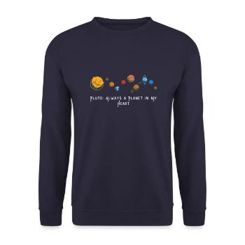 Beauté astronomique - Sweat-shirt Unisexe - marine - Devant - Alina (178cm) & Michal (187cm)