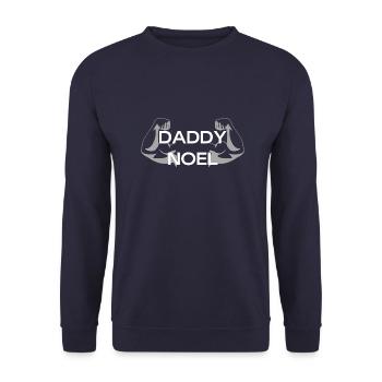 DADDY NOEL - Unisex Pullover - Navy - Vorne - Alina (178cm) & Michal (187cm)