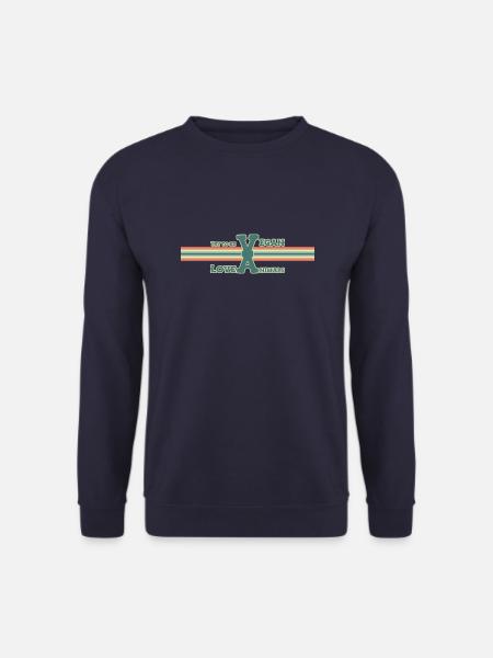 Try to be vegan - Unisex Pullover - Navy