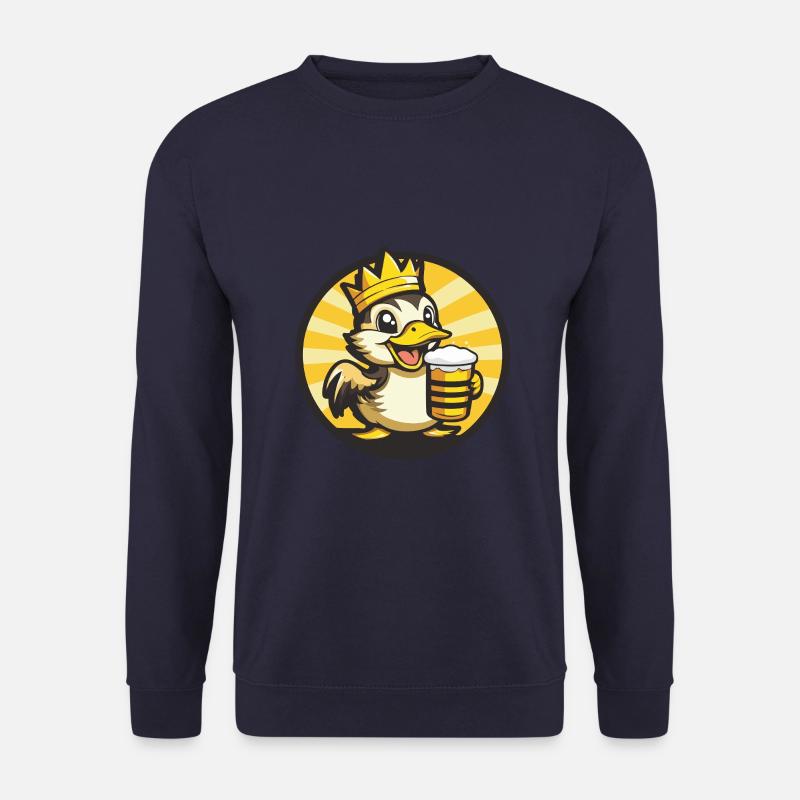 Duck beer - Unisex Sweatshirt - navy