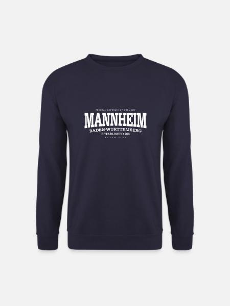 Mannheim (white Edt. '13) - Unisex Sweatshirt - navy