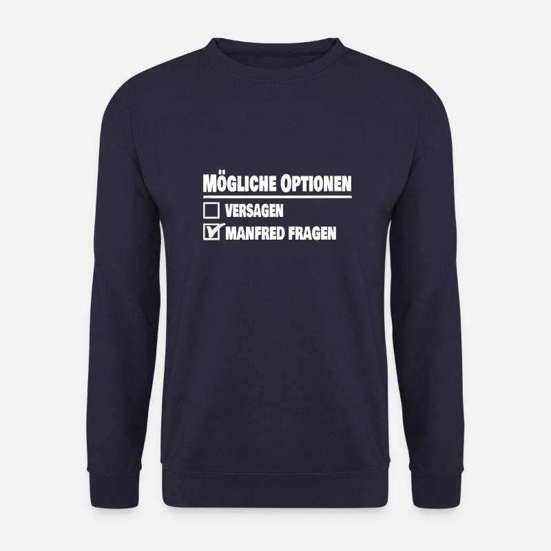 Manni Manfred - Sweat-shirt Unisexe - marine