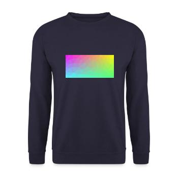 Regenbogen - Unisex Pullover - Navy - Vorne - Alina (178cm) & Michal (187cm)