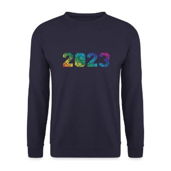 2023 - Unisex Pullover - Navy - Vorne - Alina (178cm) & Michal (187cm)