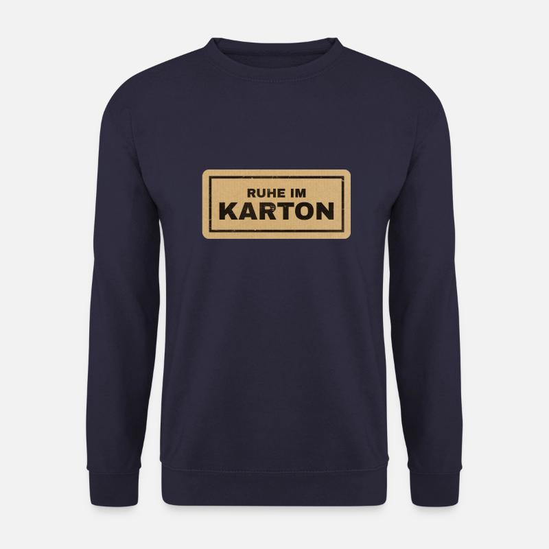 Ruhe im Karton - Unisex Pullover - Navy