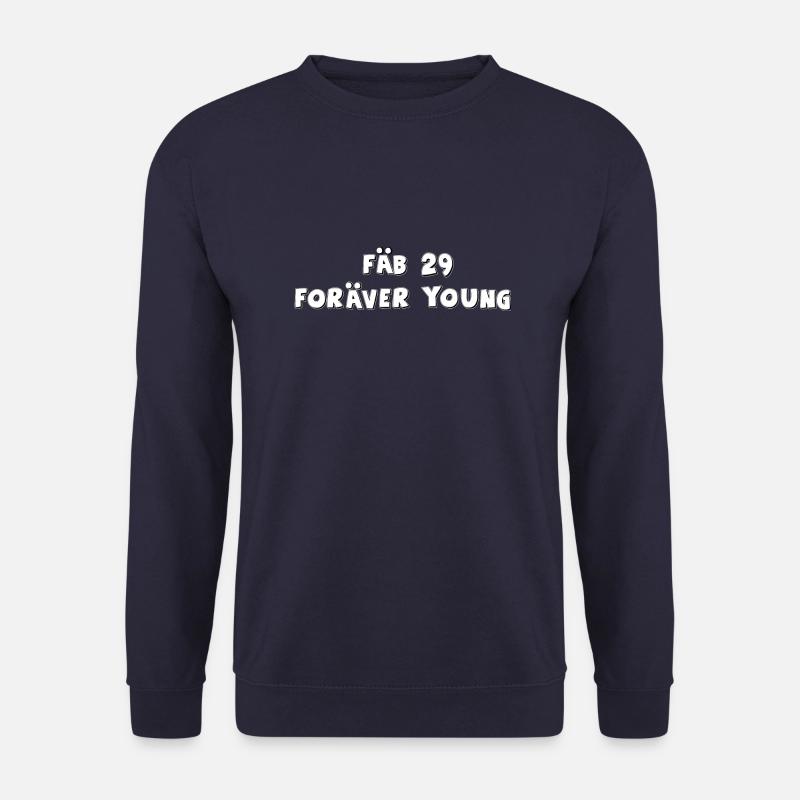 Geboren am 29 Februar - Unisex Pullover - Navy