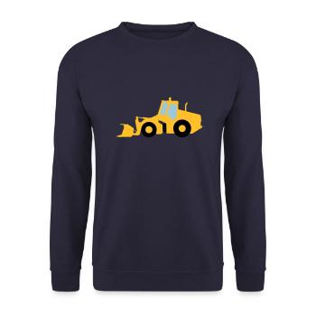 Radlader - Unisex Pullover - Navy - Vorne - Alina (178cm) & Michal (187cm)