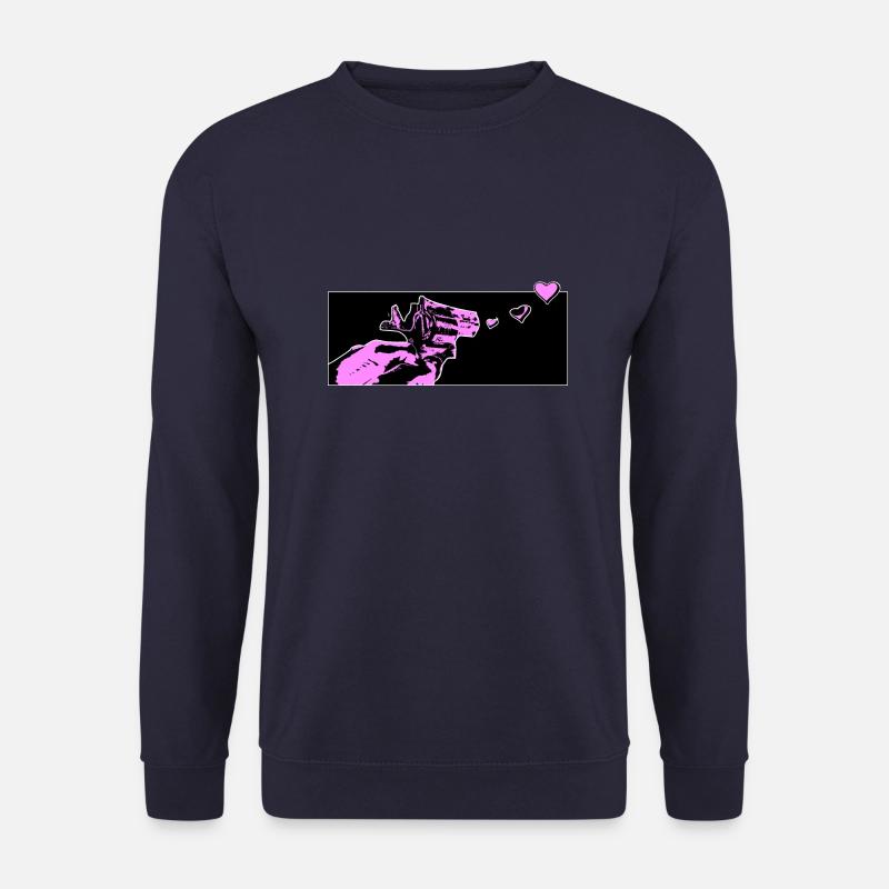 love gun - Unisex Pullover - Navy