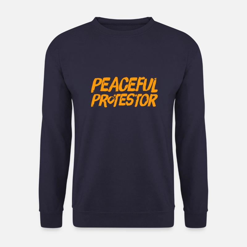 Friedlicher Demonstrant - Unisex Pullover - Navy