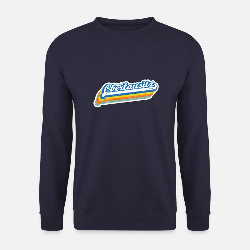 'Is so' Oberlausitz Ding 'retro design - Unisex Sweatshirt - navy