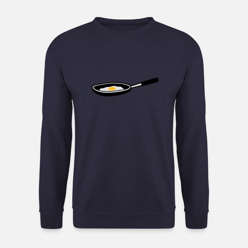 egg_in_pan - Unisex Pullover - Navy
