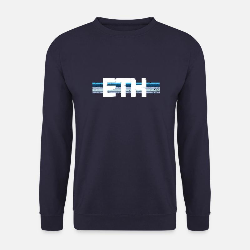 Ethereum Eth Crypto Cryptocurrency - Sweat-shirt Unisexe - marine