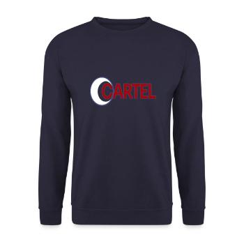 CARTEL KAN - Unisex Sweatshirt - navy - Front - Alina (178cm) & Michal (187cm)