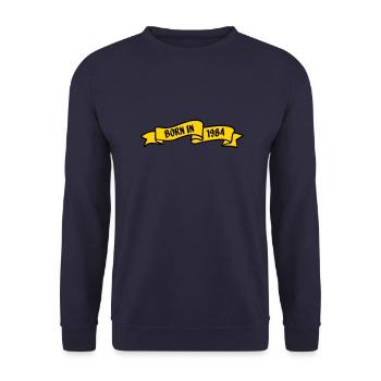 1984 - Unisex Sweatshirt - navy - Front - Alina (178cm) & Michal (187cm)