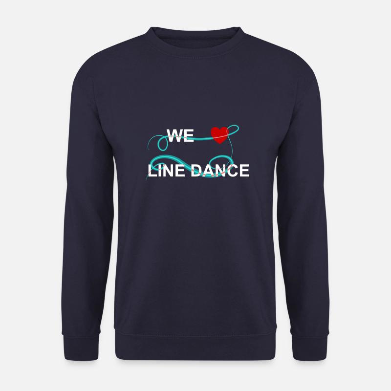 We love line dancing - Unisex Sweatshirt - navy
