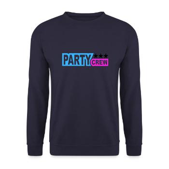 Party Crew Fun Stars Celebrate Team Friends Member - Sweat-shirt Unisexe - marine - Devant - Alina (178cm) & Michal (187cm)