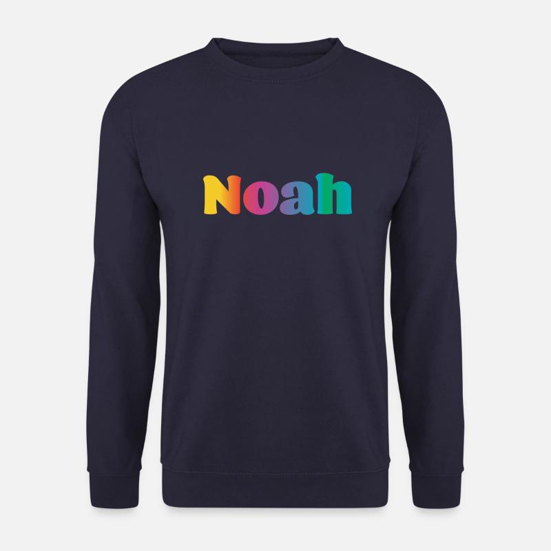 First name Noah Rainbow Gift - Unisex Sweatshirt - navy