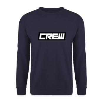 Crew - Unisex Sweatshirt - navy - Front - Alina (178cm) & Michal (187cm)