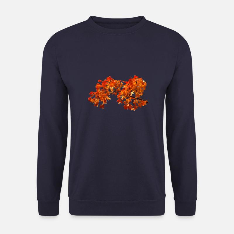 Herbstlaub Herbst Blätter - Unisex Pullover - Navy